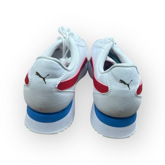 Puma Turino Platform Sneakers Red White and Blue NWOT Size 8.5 - Picture 8 of 10
